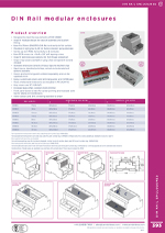 DIN Rail modular enclosures