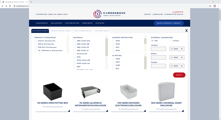 CamdenBoss Enclosure Search